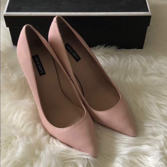 Shoemint Kathryn Pink Lea Pointed Heels - Picture 4 of 8